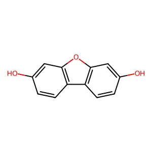 Dibenzofuran-3,7-diol structure