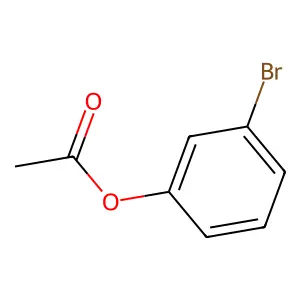 Phenol, 3-bromo-, 1-acetate structure