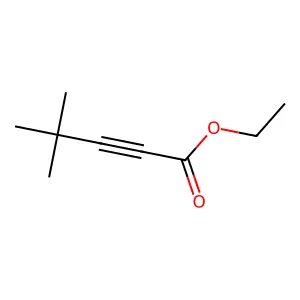 Ethyl 4,4-dimethylpent-2-ynoate structure