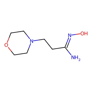 N-羟基-3-(吗啉-4-基)丙脒 structure