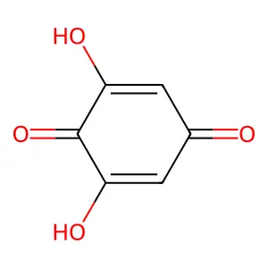 2,6-Dihydroxycyclohexa-2,5-diene-1,4-dione structure