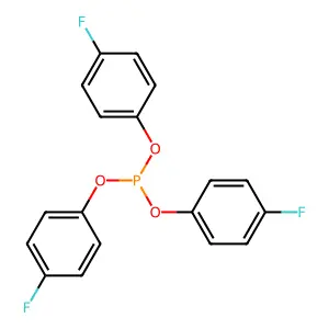 Phenol, 4-fluoro-, 1,1',1''-phosphite structure