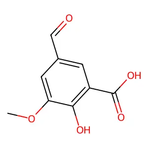 5-Formyl-2-hydroxy-3-methoxybenzoic acid structure