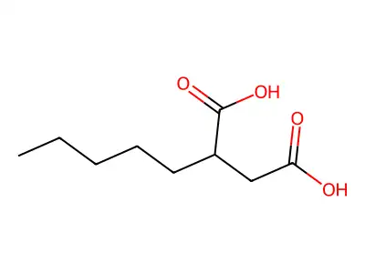 2-Pentylbutanedioic acid structure