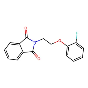 2-[2-(2-Fluorophenoxy)ethyl]-1H-isoindole-1,3(2H)-dione structure