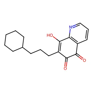 7-(3-Cyclohexylpropyl)-8-hydroxyquinoline-5,6-dione structure