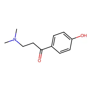 3-(Dimethylamino)-1-(4-hydroxyphenyl)propan-1-one structure