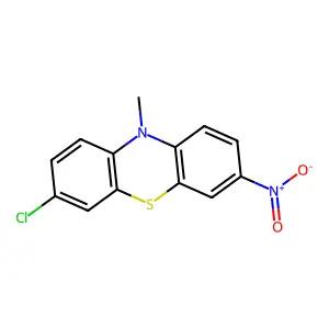 3-Chloro-10-methyl-7-nitro-10H-phenothiazine structure