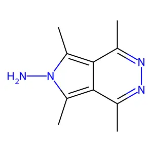 1,4,5,7-tetramethyl-6H-pyrrolo[3,4-d]pyridazin-6-amine structure