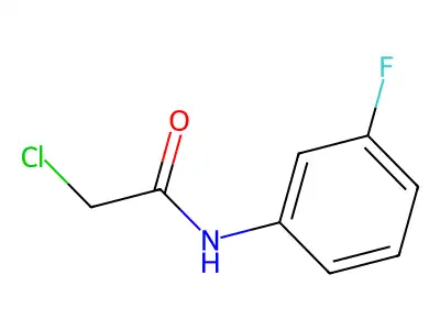 2-chloro-N-(3-fluorophenyl)acetamide structure