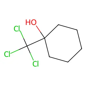 1-(Trichloromethyl)cyclohexan-1-ol structure