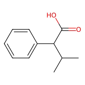3-甲基-2-苯基丁酸 structure