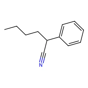 2-苯基己腈 structure