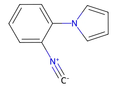 1-(2-Isocyanophenyl)pyrrole structure