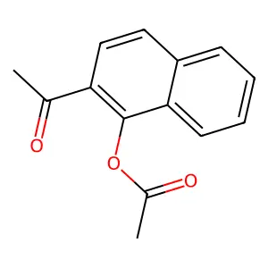 Ethanone, 1-[1-(acetyloxy)-2-naphthalenyl]- structure