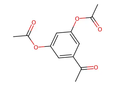 5-Acetyl-1,3-phenylene diacetate structure