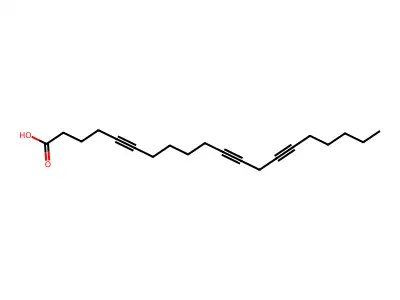 Eicosa-5,11,14-trynoic acid structure