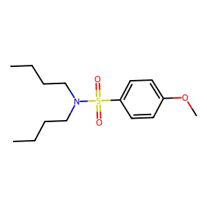 N,N-dibutyl-4-methoxybenzenesulfonamide structure