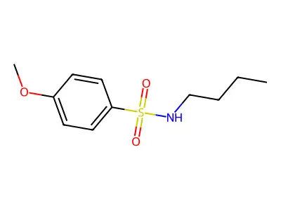 N-butyl-4-methoxybenzenesulfonamide structure