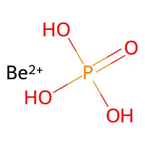 磷酸铍 structure
