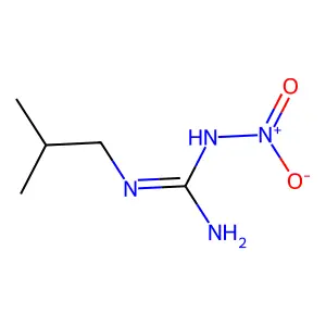 Guanidine, N-(2-methylpropyl)-N'-nitro- structure