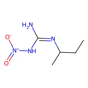 N-(1-Methylpropyl)-N'-nitroguanidine structure