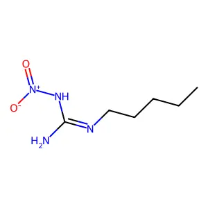 Guanidine, N-nitro-N'-pentyl- structure