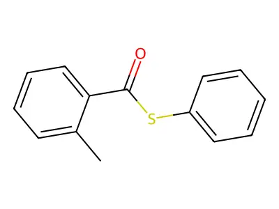 S-Phenyl 2-methylbenzothioate structure