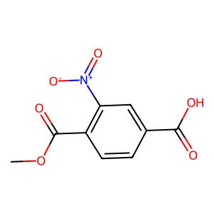 Methyl hydrogen 2-nitroterephthalate structure