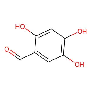 2,4,5-Trihydroxybenzaldehyde structure