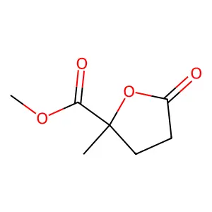3-Furancarboxylic acid, tetrahydro-2-methyl-5-oxo-, methyl ester structure