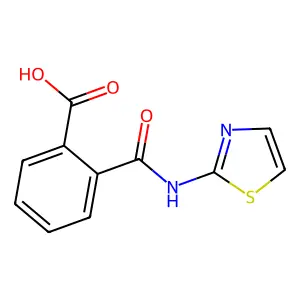 2-(1,3-Thiazol-2-ylcarbamoyl)benzoic acid structure