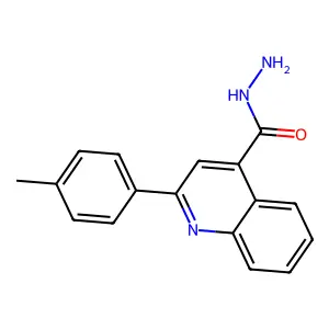 2-(4-Methylphenyl)quinoline-4-carbohydrazide structure