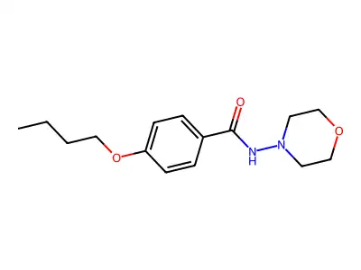 4-Butoxy-N-4-morpholinylbenzamide structure