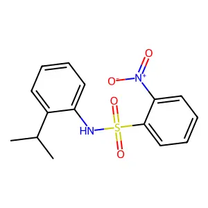 N-(2-Isopropylphenyl)-2-nitrobenzenesulfonamide structure