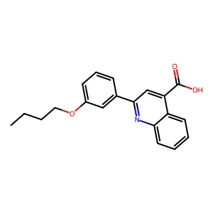 2-(3-Butoxyphenyl)quinoline-4-carboxylic acid structure