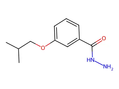 3-Isobutoxybenzohydrazide structure