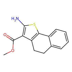 Methyl 2-amino-4,5-dihydronaphtho[1,2-b]thiophene-3-carboxylate structure