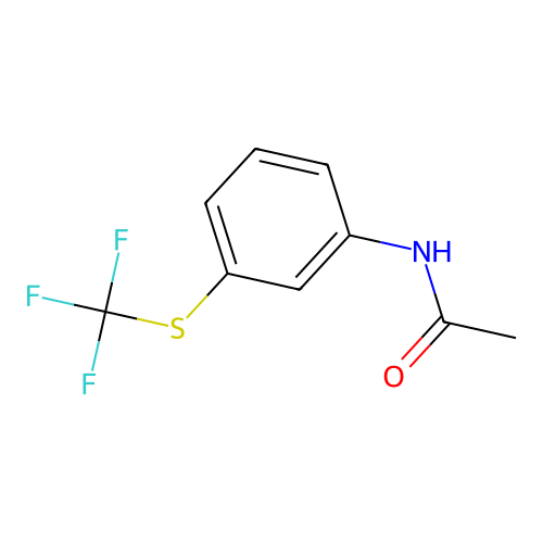 N-(3-Trifluoromethylsulfanyl-phenyl)-acetamide structure