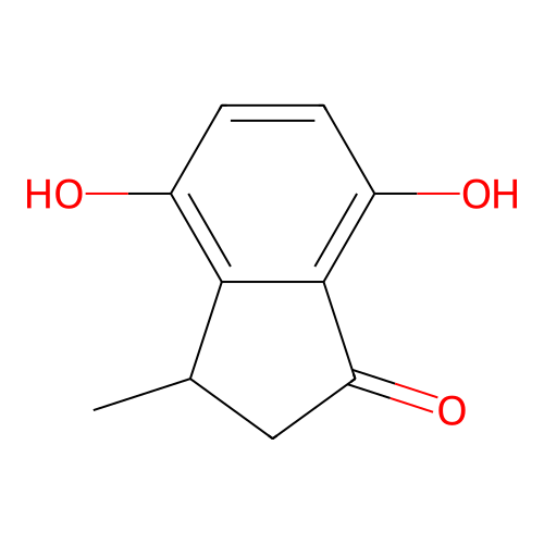 4,7-Dihydroxy-3-methyl-1-indanone structure
