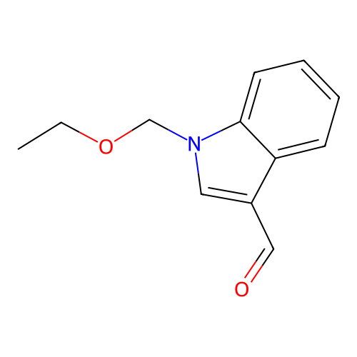1-(Ethoxymethyl)indole-3-carbaldehyde structure