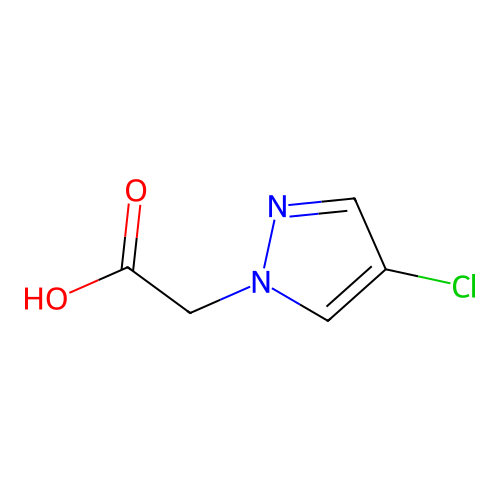 2-(4-chloro-1H-pyrazol-1-yl)acetic acid structure