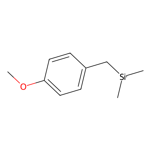 [(4-Methoxyphenyl)methyl]di(methyl)silane structure