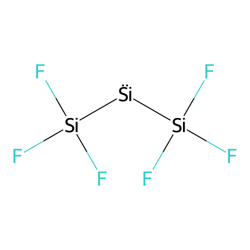 1,1,1,3,3,3-Hexafluorotrisilane structure