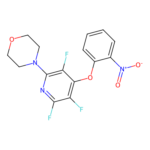 4-[3,5,6-Trifluoro-4-(2-nitrophenoxy)pyridin-2-yl]morpholine structure