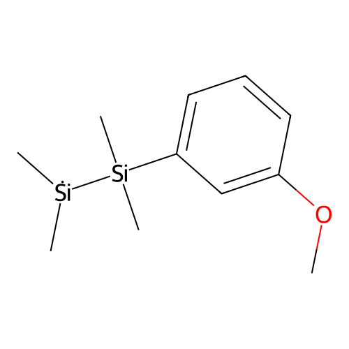 [(3-methoxyphenyl)-dimethylsilyl]-dimethylsilicon structure