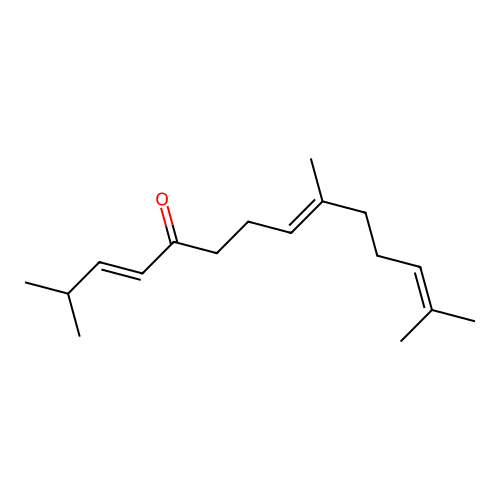 (3E,8E)-2,9,13-trimethyltetradeca-3,8,12-trien-5-one structure