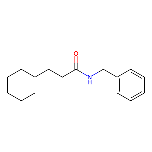 N-苄基-3-环己基丙酰胺 structure