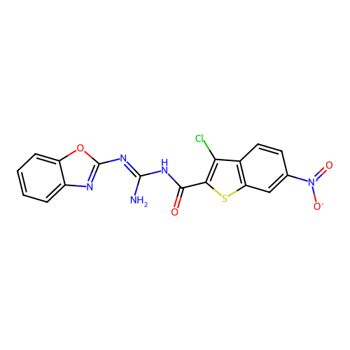 C17H10ClN5O4S structure