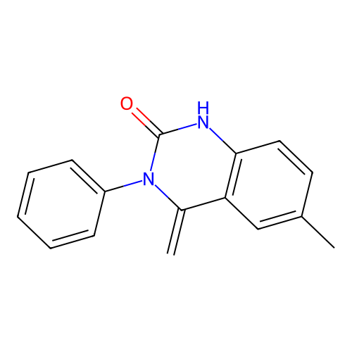 6-Methyl-4-methylene-3-phenyl-1,3-dihydroquinazolin-2-one structure